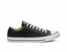 Zapatilla de lona clásica de caña baja para hombre, negra