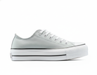 Zapatillas Urbanas con Plataforma para Mujer Gris