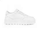 Zapatillas Urbanas Retro con Plataforma Mujer Blancas