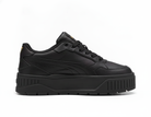 Zapatillas Urbanas Mujer Negras con Plataforma Estilo Retro
