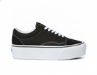 Zapatilla Urbana con Plataforma Mujer Negra