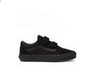 Zapatilla Urbana con Velcro para Niños - Negro Monocromático